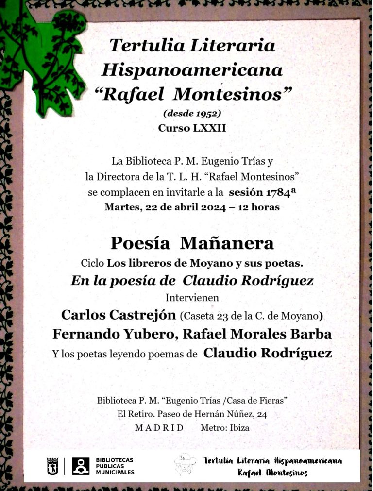 TERTULIAS LITERARIAS